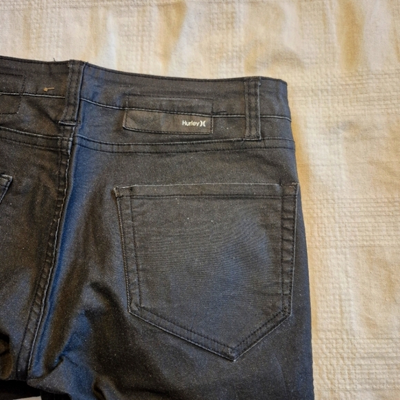 Hurley women's size 30 x 30 reversible camo & black pants with stretch VGUC - Picture 9 of 9